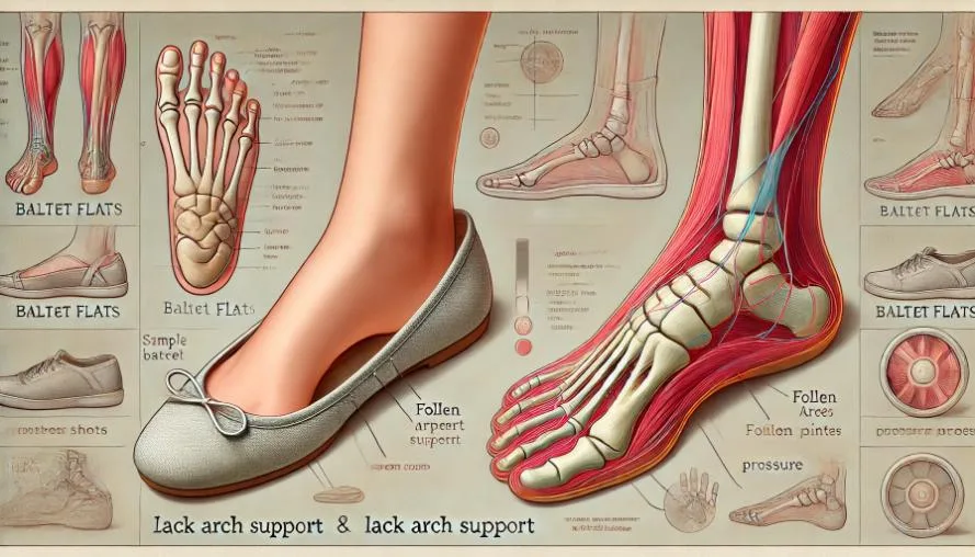 How to Add Arch Support Inserts to Ballet Flats? (10 Questions Answered) 8 Why do ballet flats lack arch support, and how does it affect foot health?