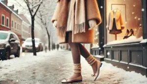 Can you wear ballet flats in the winter